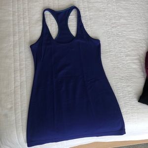 Lululemon size 6 purple racer back workout tank